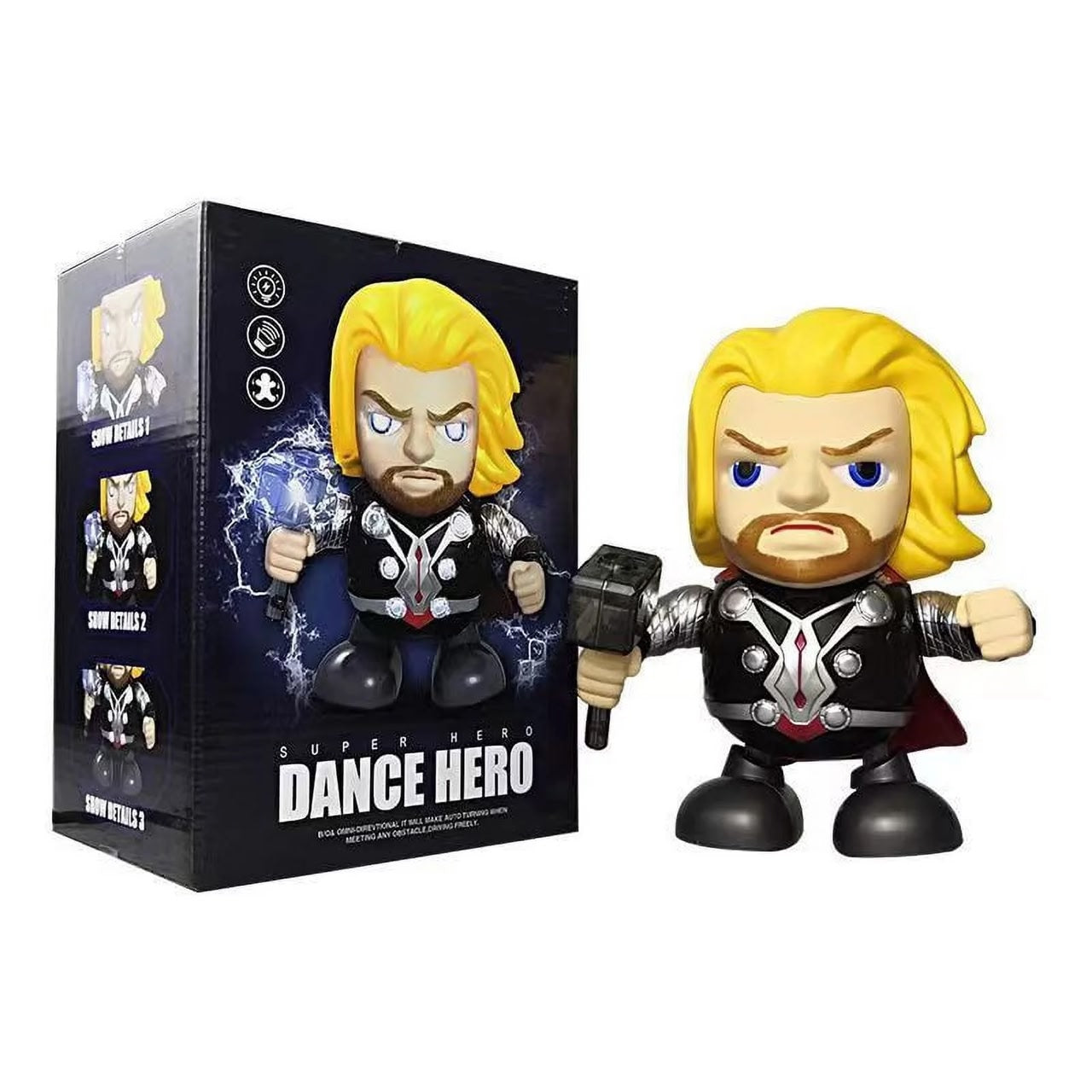 Interactive Dancing Thor Hero Action Figure