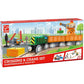 Hape Crossing & Crane Set – 32-Piece Wooden Railway Playset