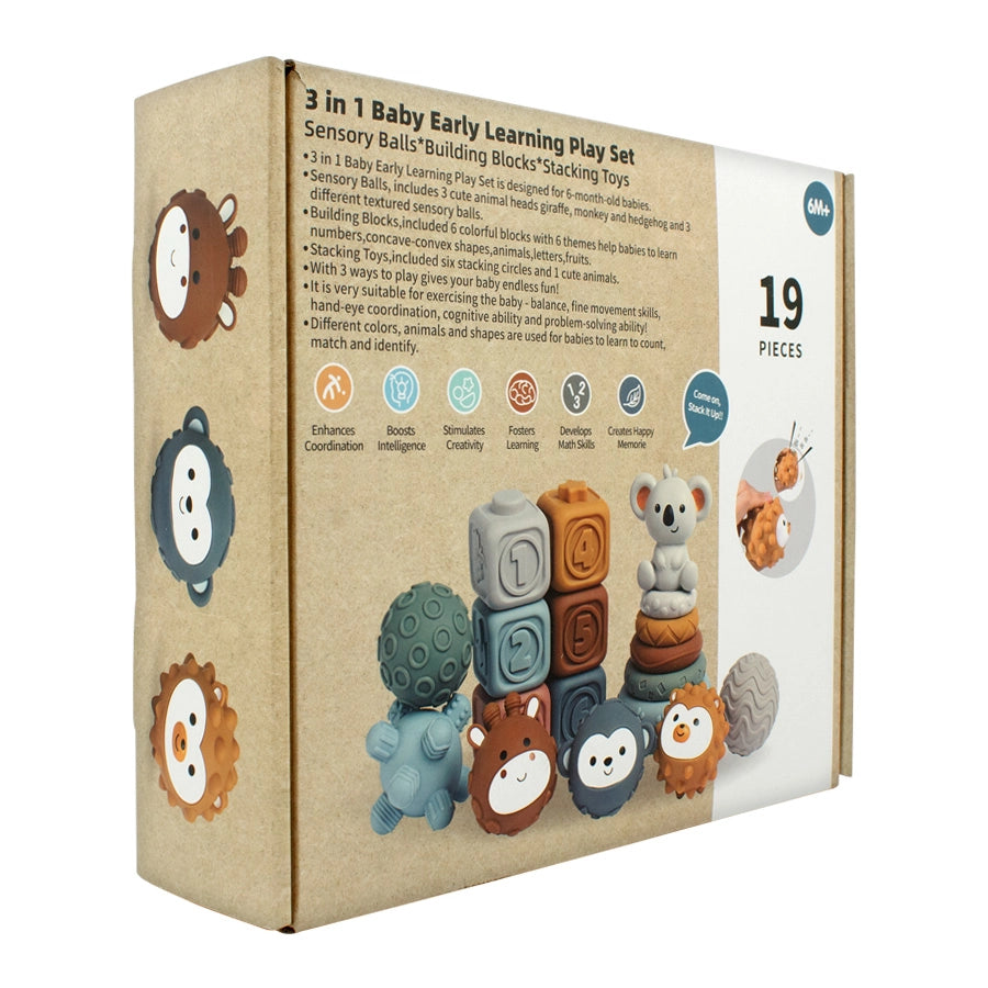 3 in 1 Baby Early Learning Play set