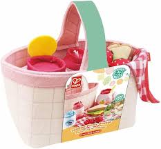 Children’s Picnic Basket Playset (Pink)