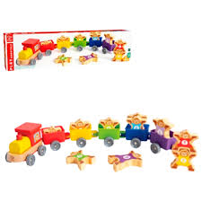 Monkey Number Train – Educational Wooden Play Set