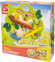 Nutty Squirrel Railway Toy – Interactive Wooden Train Set