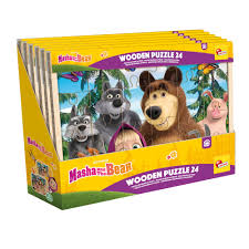 Masha Wooden Puzzle – 24 Pieces