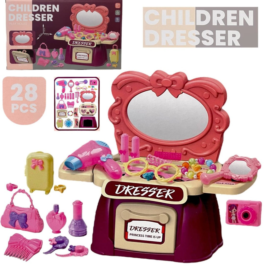 Dream Mirror Dresser – Kids Makeup & Beauty Playset