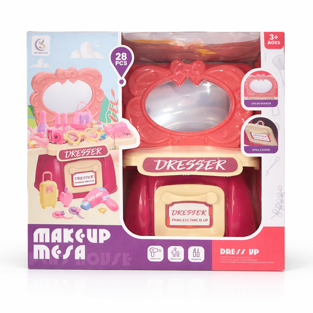 Dream Mirror Dresser – Kids Makeup & Beauty Playset
