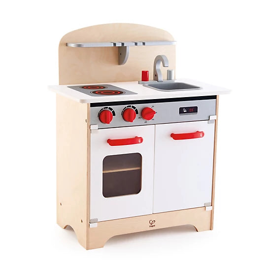 Hape White Gourmet Kitchen Playset