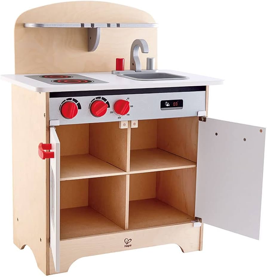 Hape White Gourmet Kitchen Playset