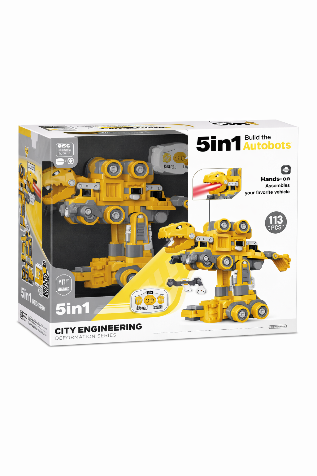 Five-in-One Deformation Remote Control Tyrannosaurus Rex Series