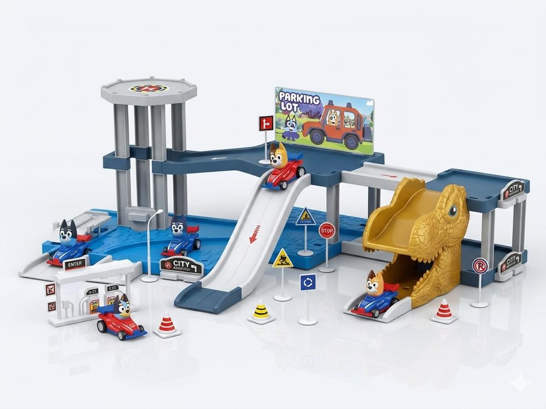 Bluey's family parking lot