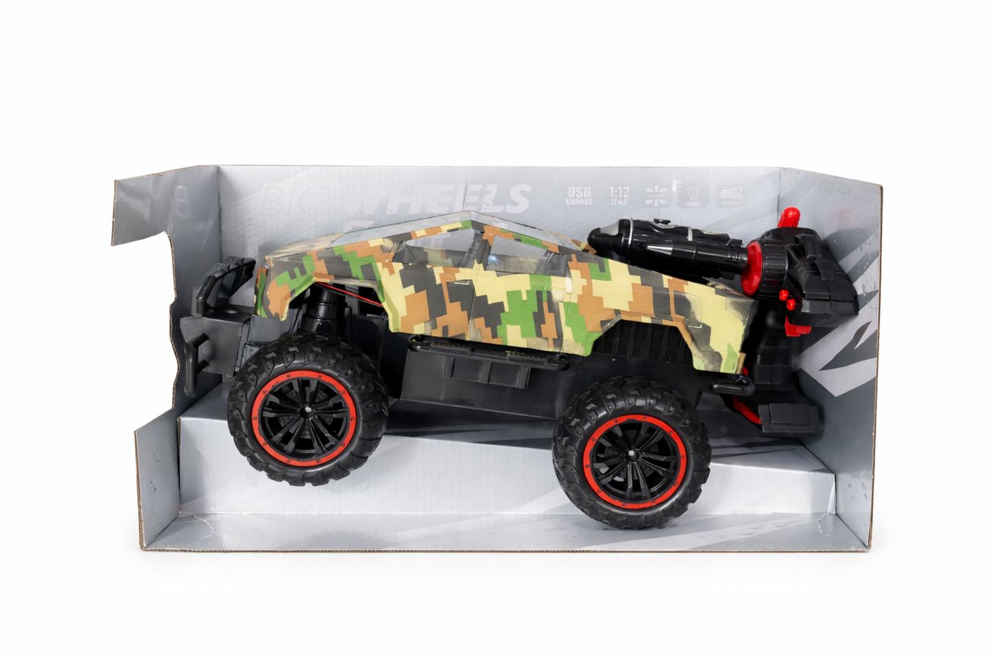 Big Wheels Cross-Country Remote Control Truck (Spray)