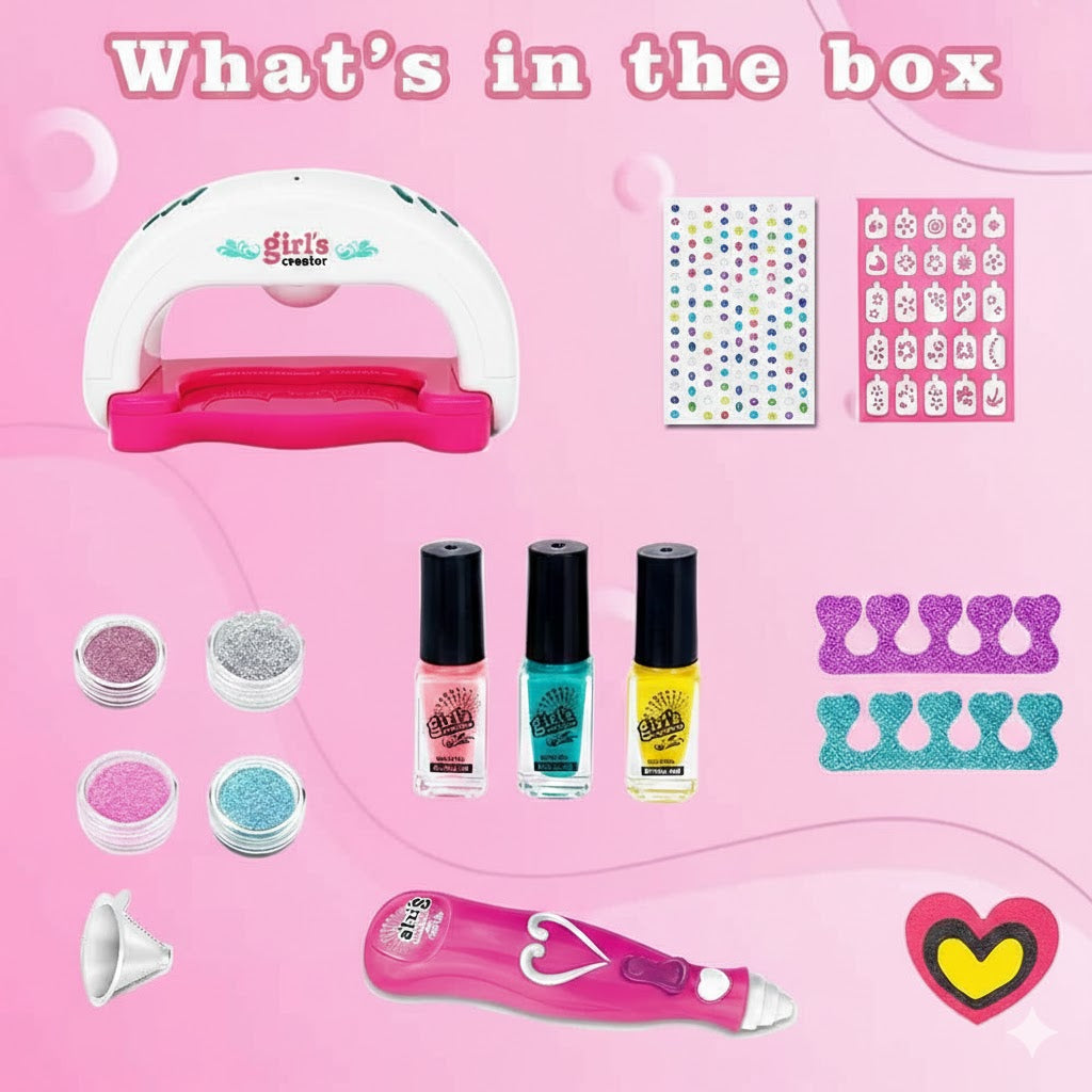 Girls’ Nail Art Studio – Creative Beauty Playset