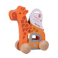 Hape Giraffe Wooden Push & Pull Toddler Toy