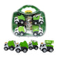 Cute Alloy Car – Sanitation & Recycling Vehicle Playset (with Carry Case)