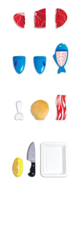 Tasty Proteins (Wooden Play Food Set)