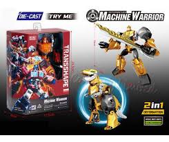 Machine Warrior Tranformable Yellow Dinosaur