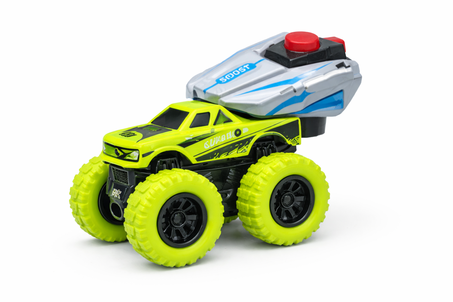 Hot Wheels 4PCS Alloy Car Set with Speed Launcher