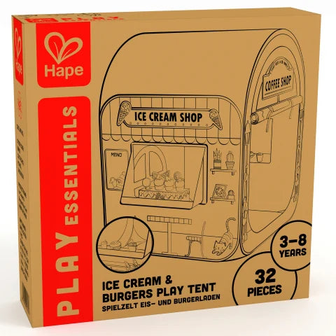 Hape Ice Cream & Burgers Play Tent
