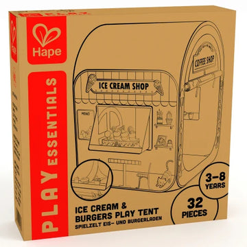 Hape Ice Cream & Burgers Play Tent
