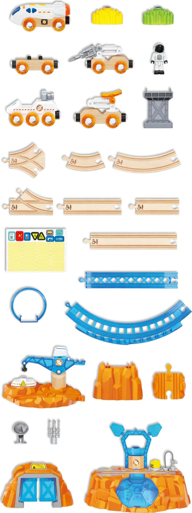 Hape Mars Exploration Rail Set