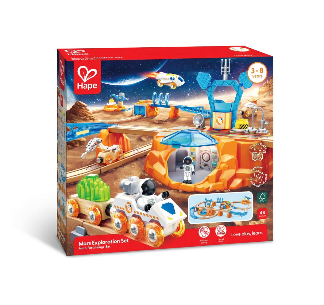 Hape Mars Exploration Rail Set
