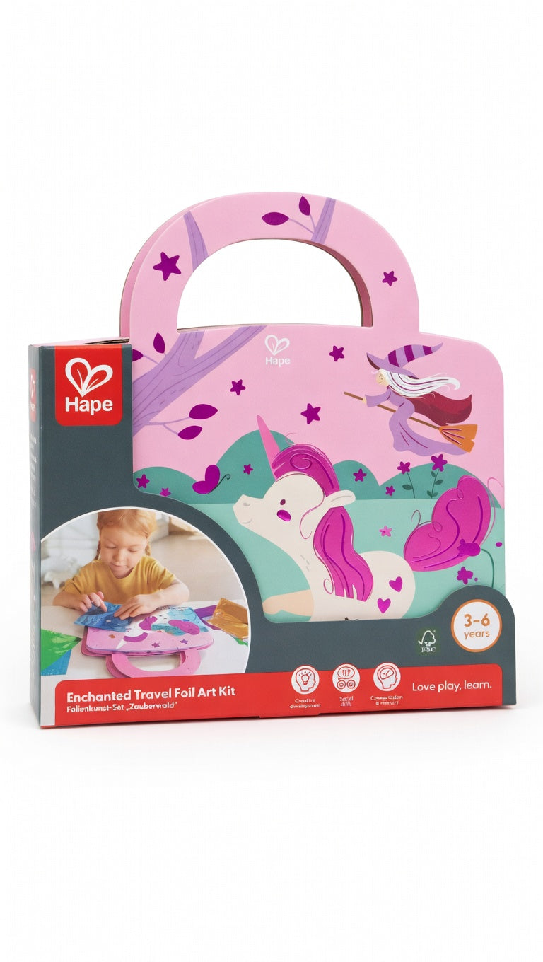 Hape Enchanted Travel Foil Art Kit