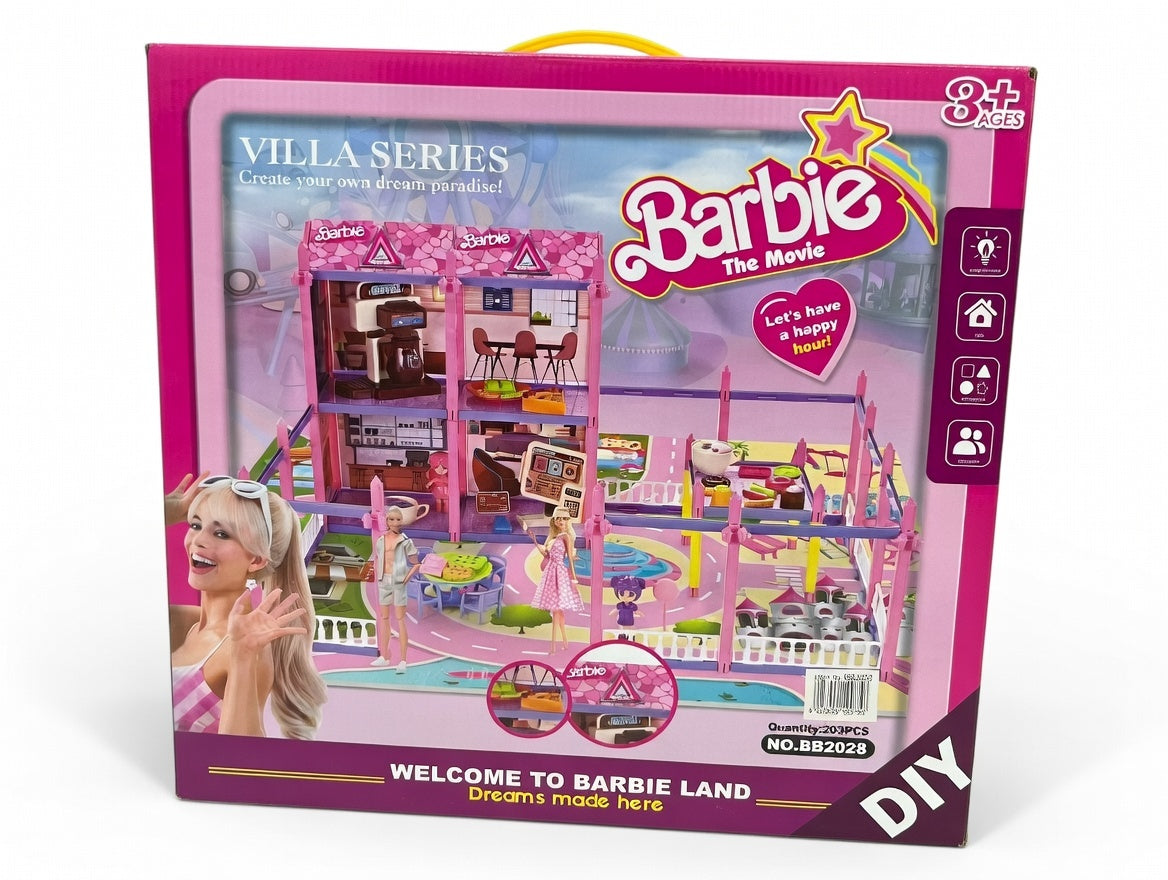 Barbie Villa Series DIY Dollhouse Playset