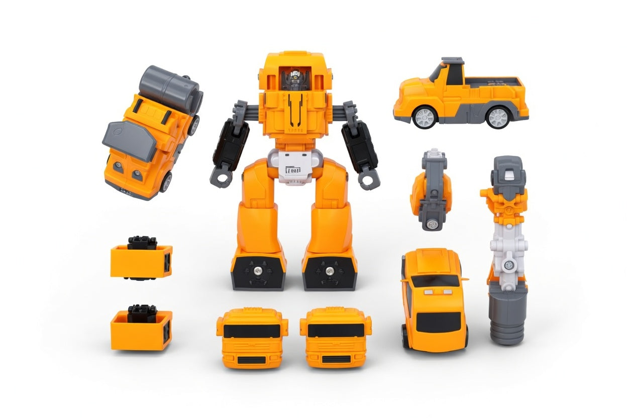 5-in-1 Tractor Robot Construction Set