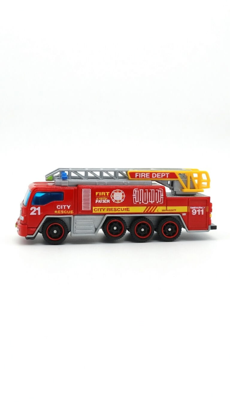 Alloy Cars Fire Truck Set