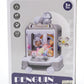 a pink-themed Penguin Mini Claw Doll Machine