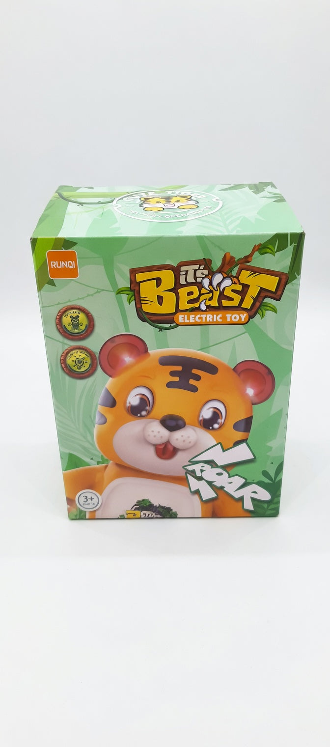 Cute Tiger Battery Operated Toy with Music & Lights