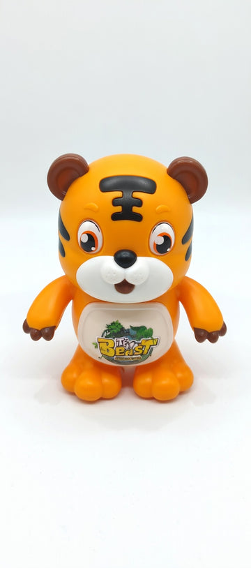 Cute Tiger Battery Operated Toy with Music & Lights