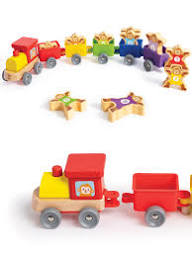 Monkey Number Train – Educational Wooden Play Set
