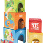 Hape Friendship Tower – Wooden Stacking Toy Set for Kids