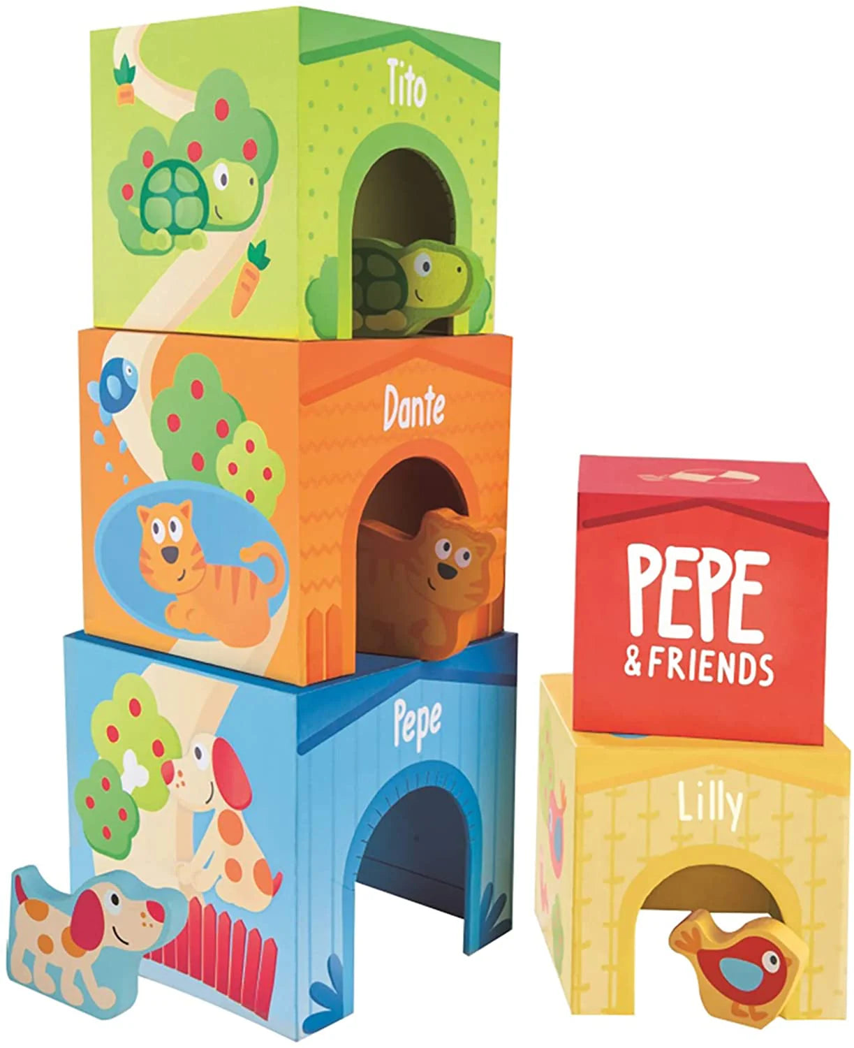 Hape Friendship Tower – Wooden Stacking Toy Set for Kids