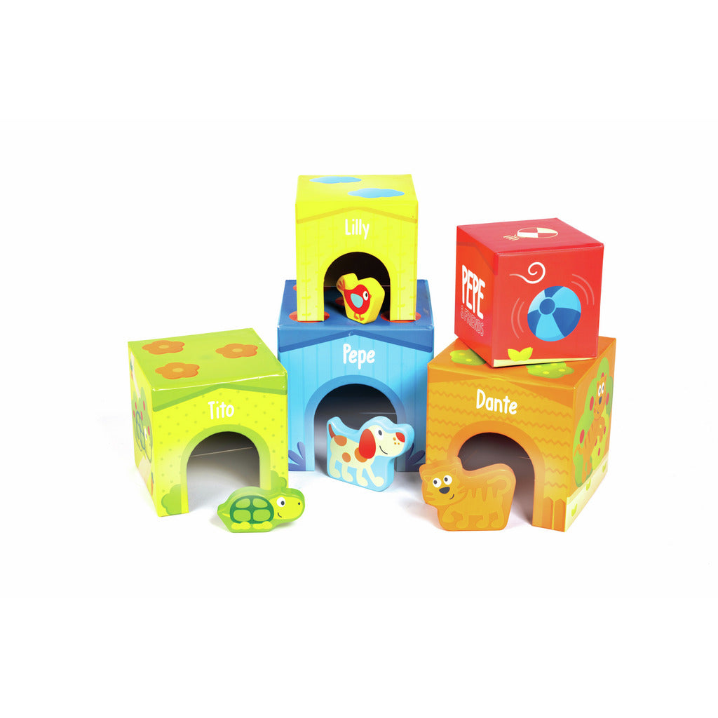 Hape Friendship Tower – Wooden Stacking Toy Set for Kids