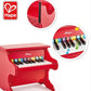 Hape Playful Piano – 18-Key Wooden Toy Piano (Red)
