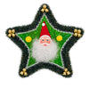 Santa Claus Star-Shaped Christmas Decoration