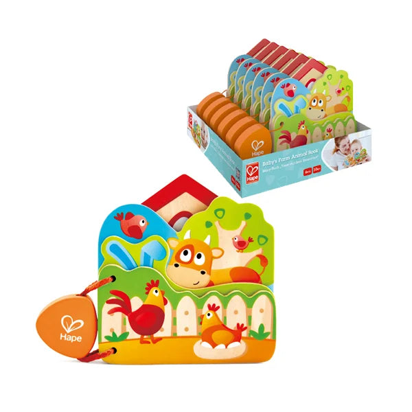 Hape Baby’s Farm Animal Book