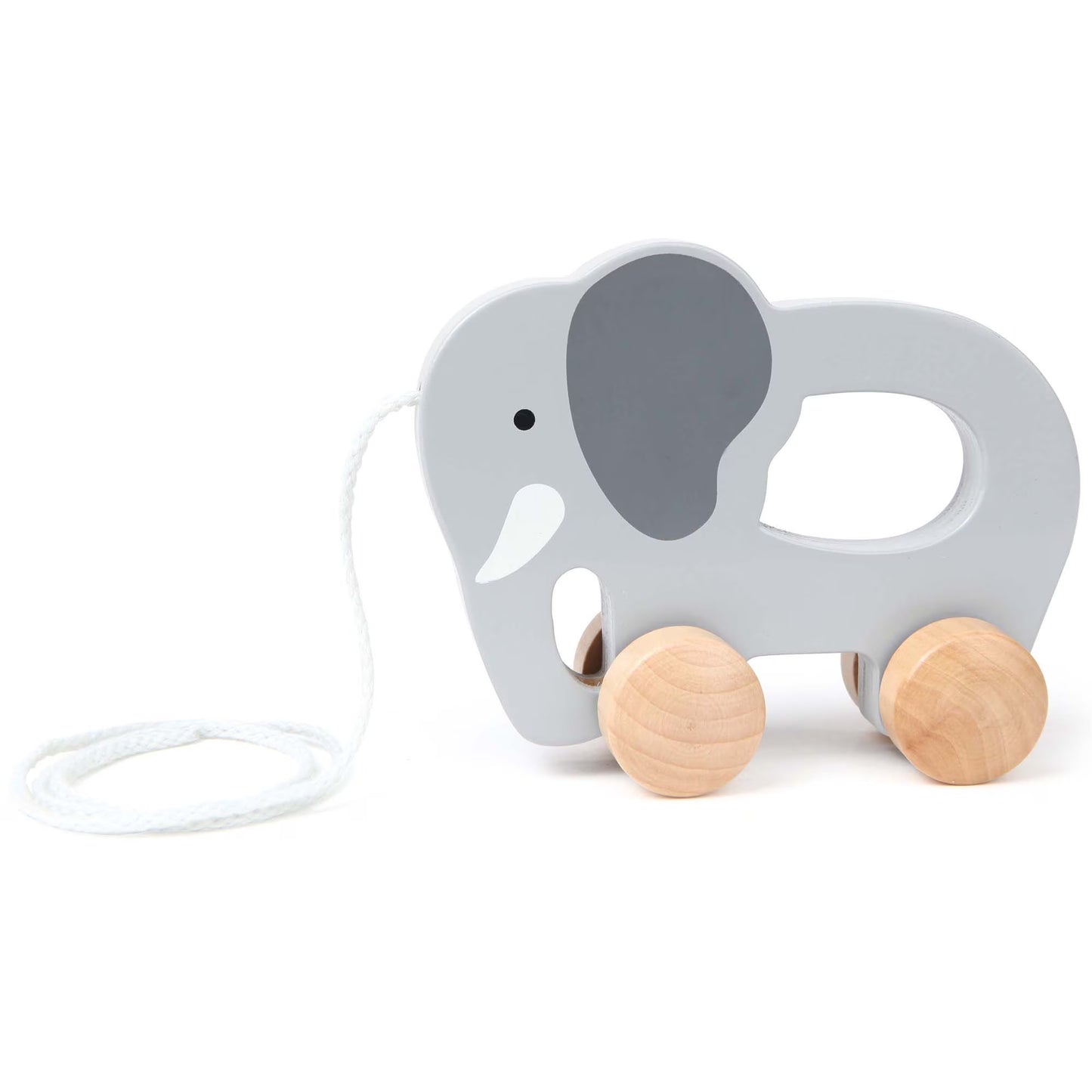 Hape Push and Pull Elephant – Classic Wooden Toy for Toddlers