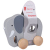 Hape Push and Pull Elephant – Classic Wooden Toy for Toddlers