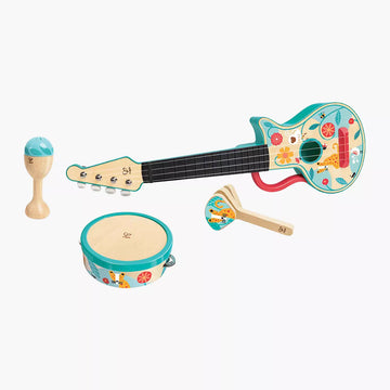 Hape 4-in-1 Ukulele Set – A Complete Musical Starter Kit for Kids