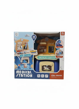 Little Doctor” Medical Station Playset (25 Pieces)