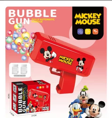 Mickey Mouse Bubble Gun