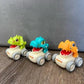 Press to drive Dinosaur car