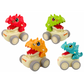 Press to drive Dinosaur car