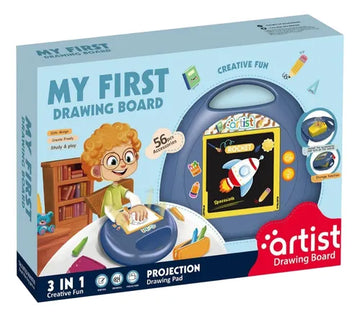 My First Drawing Board” 3-in-1 Projection Drawing Pad – Learn, Trace & Create