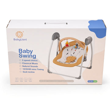 Baby Swing with Music, Natural Sounds & Timer Settings