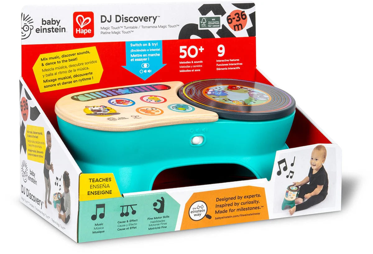 Baby Einstein + Hape DJ Discovery Magic Touch™ Turntable