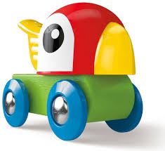 Whistling Parrot Engine – Wooden Toy Train