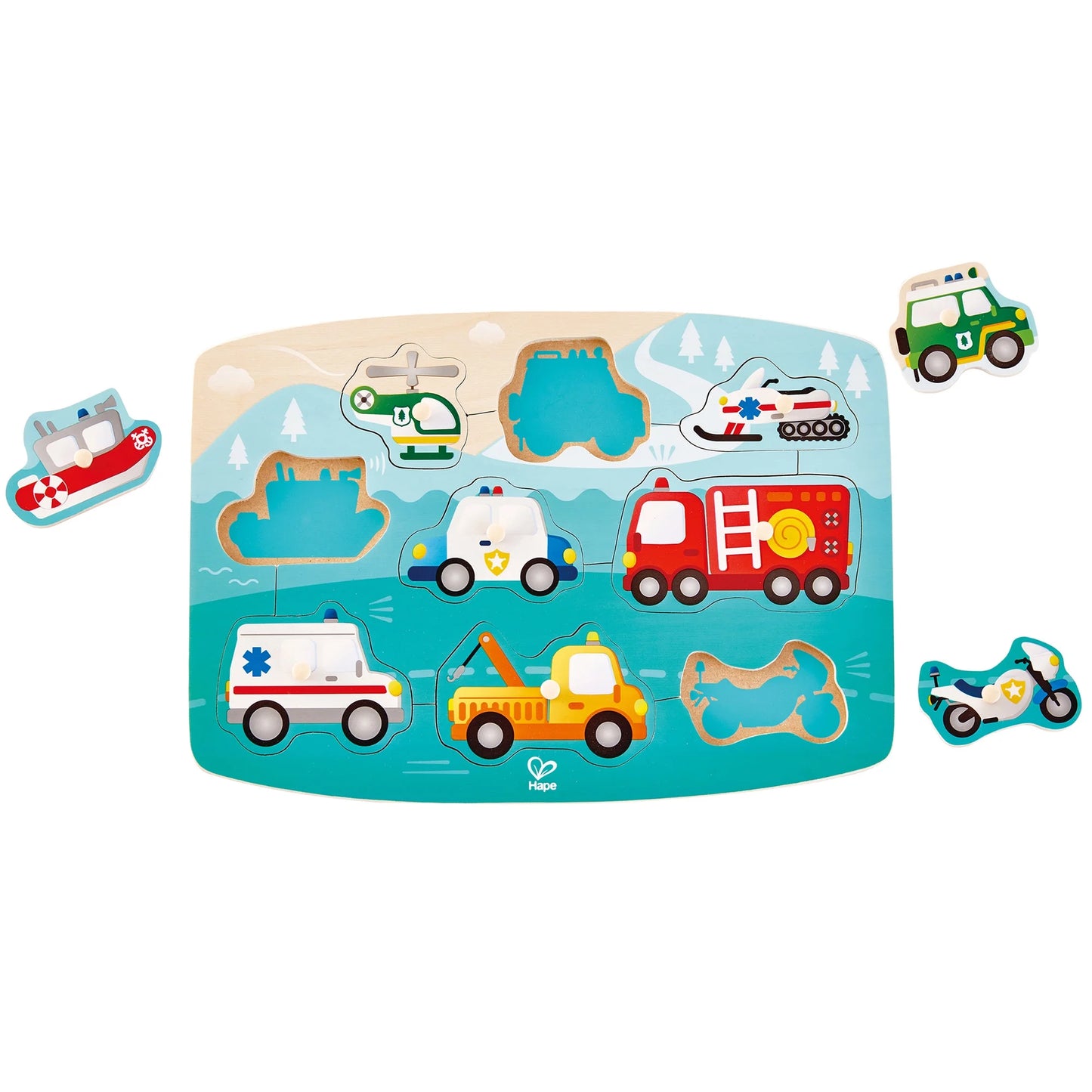 Hape Emergency Peg Puzzle